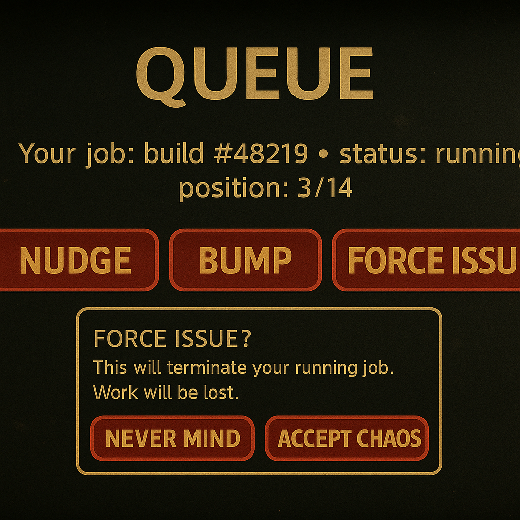 Queue and Force Issue